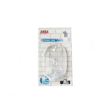 Image 1 of Ansa Закачалка 1-ца голяма ansa прозрачна (иа344)