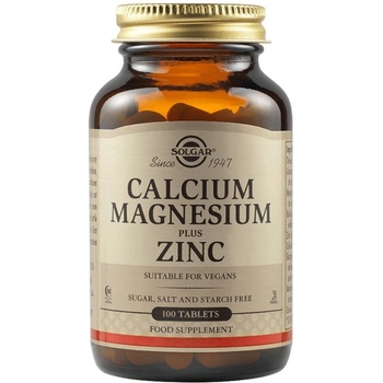 Solgar Calcium Magnesium Plus Zinc [100 Таблетки]