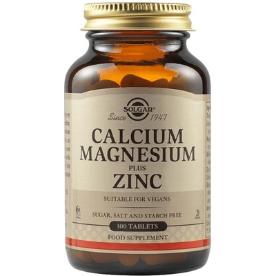 Solgar Calcium Magnesium Plus Zinc [100 Таблетки]