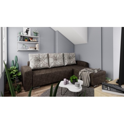 Холна гарнитура Кент тъмно кафяв