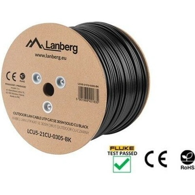 Lanberg LCU5-21CU-0305-BK drát, 305m