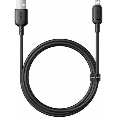 Baseus P10377702113-00 Silky USB/Lightning 1m černý