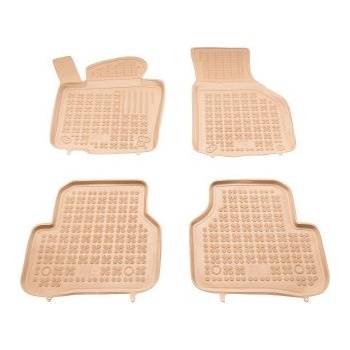 Rezaw-Plast Гумени стелки за VW Passat B6 / B7 (2005-2014) / Tiguan (2007-2016) / Jetta (2010-2018) - тип леген бежови
