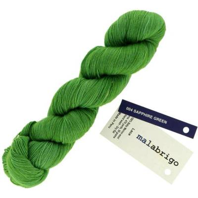 Malabrigo Lace 004 Sapphire Green zelená