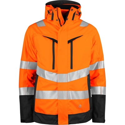 ProJob HI-VIS 6445 JACKET 3-1/Унисекс светлоотразително яке 3 в 1 - hv оранжево/черно XS (646445zw100)