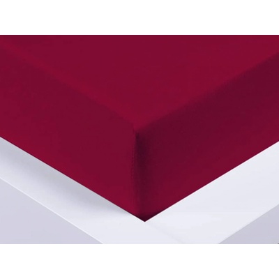 jersey prostěradlo Exclusive bordové 90x200