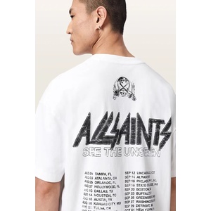 AllSaints тениска мъжка от памук CHROMIUM (M001PF)