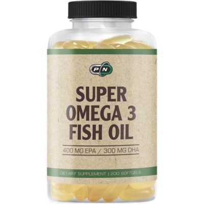 PURE Nutrition USA Super Omega 3 Fish Oil 1200 mg [200 Гел капсули]