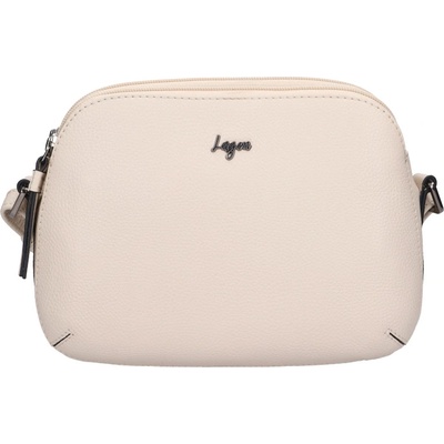 Lagen dámská kožená crossbody kabelka LG189 white