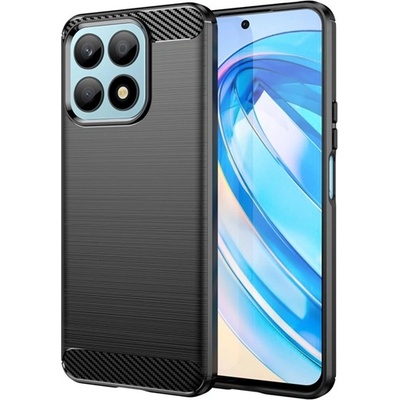 Gigapack Honor X8a GIGAPACK силиконов протектор за телефон, удароустойчив, карбонов модел, ЧЕРЕН GP-139066 (GP-139066)
