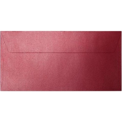 Galeria Papieru Ozdobné obálky Pearl - DL, 120 g/m2, červené, 10 ks