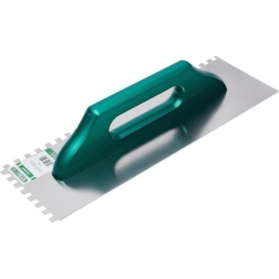 Hladítko nerezové 380 x 130 mm, 8 x 8 zubů STALCO S-37308