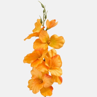 Gladiola kusovka saténová 54 cm Orange, KT10, Orange