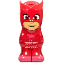 Air Val PJ Masks Owlette sprchový gél a šampón 2 v 1 pre deti 400 ml