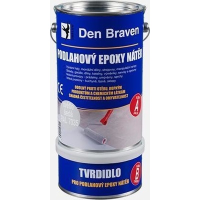 Den Braven Podlahový nátěr Epoxy 5+1 kg RAL7035 světle šedá