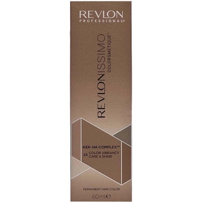 Revlon Revlonissimo Colorsmetique Permanent Hair Color barva na vlasy 6.24 Dark Iridescent Chestnut Blonde 60 ml