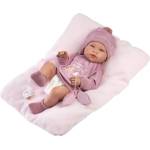 Llorens 84346 NEW BORN МОМИЧЕ - реалистична бебешка кукла с цяло винилово тяло (4-84346)