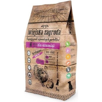 Wiejska Zagroda pre šteňatá morčacie s jablkami 9 kg