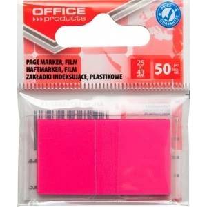 Office Products Indexing Rolls OFFICE PRODUCTS, PP, 25x43mm, 1x50 cards. , pendant, pink