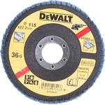 DEWALT Метален ламелен диск изпъкнал 125 x 22.2 мм x 80G DT3267 (DT3267)