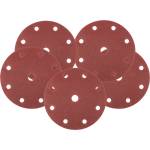 NEO TOOLS Шлифовъчни дискове 150 mm, P120, 5 бр. , с 9 отвора за 04-721 08-994 (08-994)