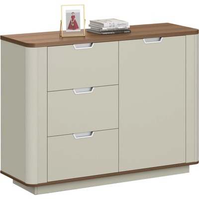 RFG Шкаф Elmaz RFG, 1200 х 400 х 900 mm, дъб и сиво