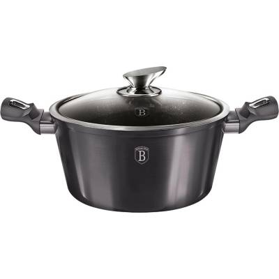 Pro-Tech shop Kastrol s mramorovým povrchem a poklicí Metallic Line Carbon Pro 20cm 55566