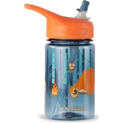 Eco Vessel detská plastová so slamkou Splash 355 ml CAMPING 350 ml