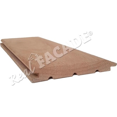 Hahn Holz Dark Red Meranti - Soft fasádní profil 16x120mm Objednat délku: 3350mm