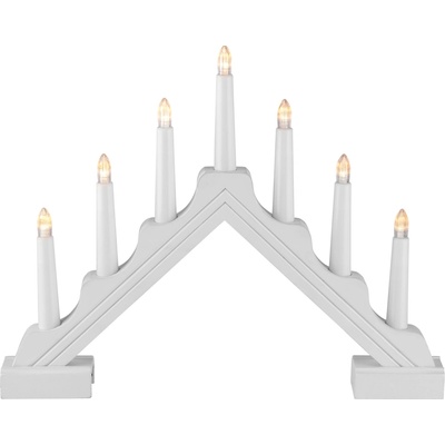 LIVARNO home Obloukový LED svícen hranatá bílá – Zboží Dáma