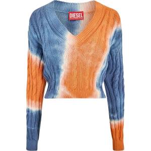 Diesel Суичър Diesel Women's Janel Maglia Knitted Hoodie - Orange+Blue