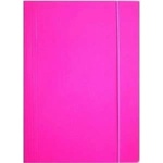 Ziemia Obiecana Briefcase A4 with blush eraser pink