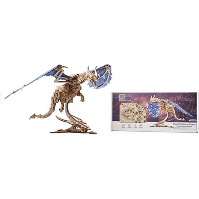 UGEARS mechanické 3D puzzle větrný drak, 320 ks