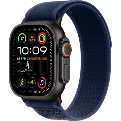 Apple Каишка Apple - Trail Loop Black Titanium S/M, Apple Watch, 49 mm, Blue (myq73zm/a)