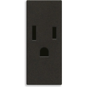 Vimar 30242. G Контакт Linea 2P+E 15A USA SICURY, 1М, Black, (VM30242.G)