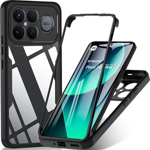 Techsuit Калъф за Xiaomi Poco F8 Ultra - Techsuit ColorVerse 360 Series + Протектор - Черен (KF2361893)