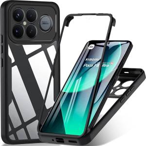 Techsuit Калъф за Xiaomi Poco F8 Ultra - Techsuit ColorVerse 360 Series + Протектор - Черен