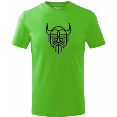 Viking logo tričko detské Apple Green