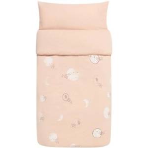 Baby Clic Комплект детски чаршафи Baby Clic - Nuit Pink, 70 х 140 cm (B30225570)