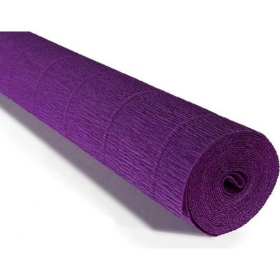 Italský krepový papír Cartotecnica Rossi 180g (50 x 250cm) - tmavě fialová 593