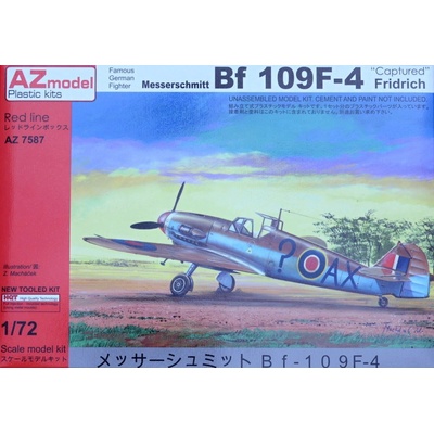 AZ Model Messerschmitt Bf 109F 4 Captured 1:72