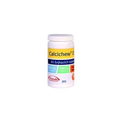 CALCICHEW D3 POR 500MG/200IU TBL MND 60