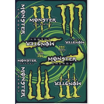 Nálepky moto Monster Energy 4