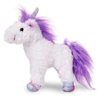 Melissa & Doug - Плюшен бял еднорог Мисти (17572)