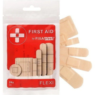 FIXAplast FIRST AID Flexi náplast mix 24 ks