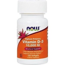 Now Vitamin D3-10000 IU 120 softgel kapsúl