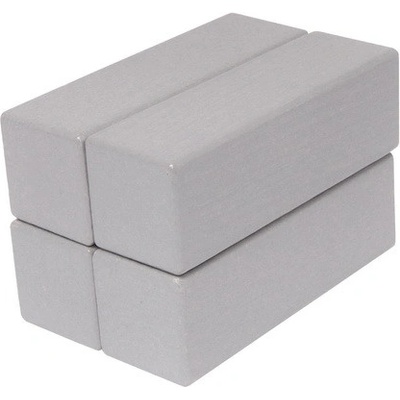 DrKO dřevěný hranol 12 x 4 x 4 cm 1ks šedá