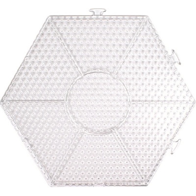 Destičky pro zažehlovací korálky 10 ks - hexagon