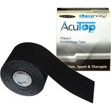 Acu Top Kinezilogické tejpy čierny 5cm x 5m