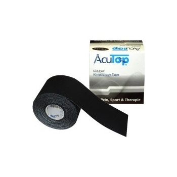 Acu Top Kinezilogické tejpy čierny 5 cm x 5 m